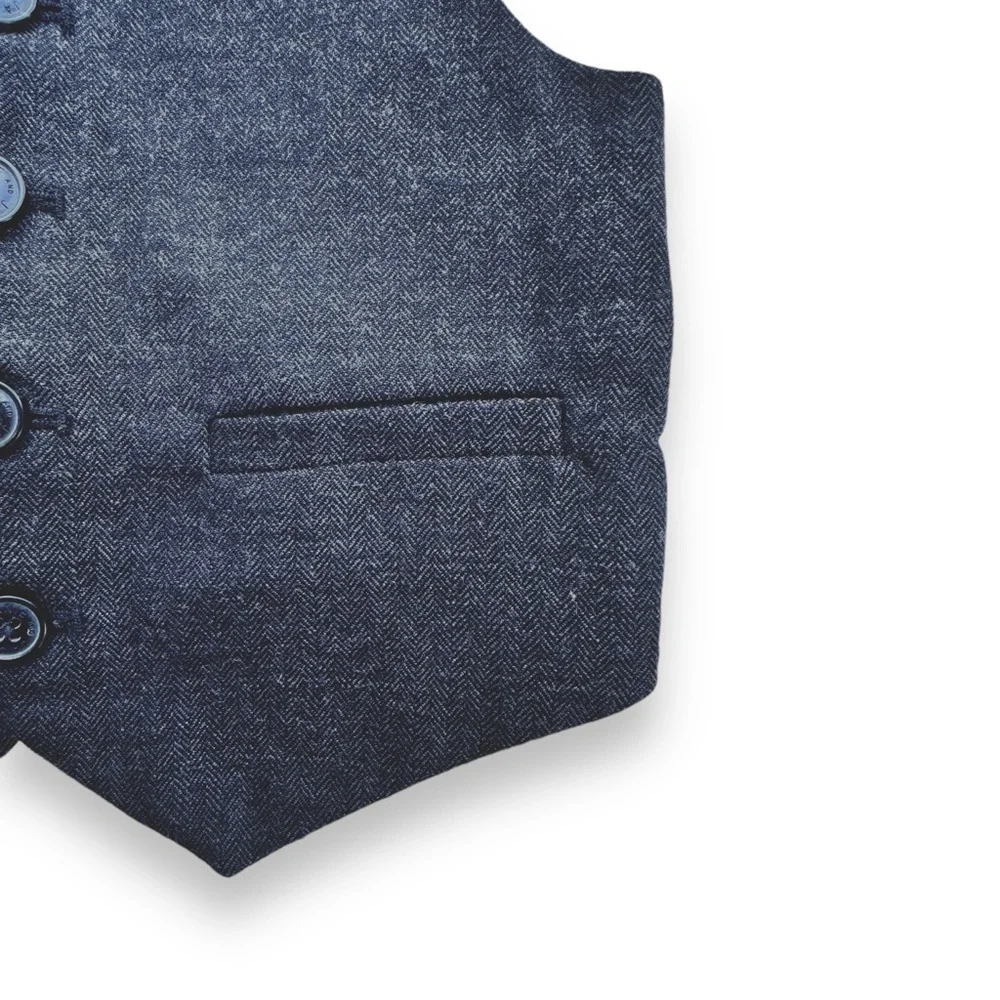 Janie and Jack Grey Wool Blend Vest